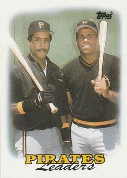 #231 Pirates Leaders - Pittsburgh Pirates - 1988 Topps Baseball