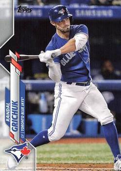 #231 Randal Grichuk - Toronto Blue Jays - 2020 Topps Baseball