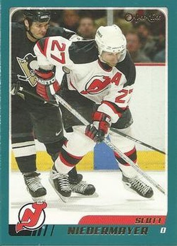 #231 Scott Niedermayer - New Jersey Devils - 2003-04 O-Pee-Chee Hockey