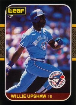 #231 Willie Upshaw - Toronto Blue Jays - 1987 Leaf Baseball