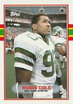 #231 Robin Cole - New York Jets - 1989 Topps Football