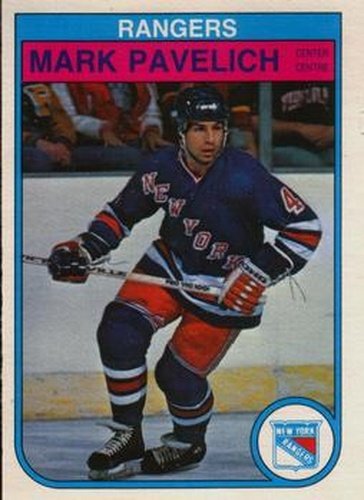 #231 Mark Pavelich - New York Rangers - 1982-83 O-Pee-Chee Hockey