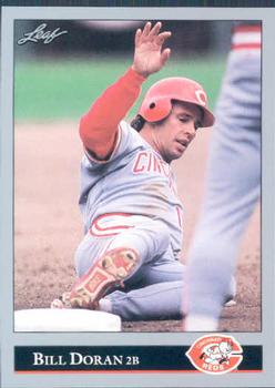 #231 Bill Doran - Cincinnati Reds - 1992 Leaf Baseball