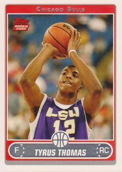 #231 Tyrus Thomas - Chicago Bulls - 2006-07 Topps Basketball