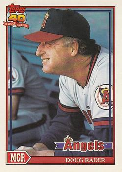 #231 Doug Rader - California Angels - 1991 O-Pee-Chee Baseball