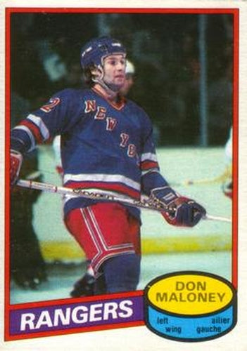 #231 Don Maloney - New York Rangers - 1980-81 O-Pee-Chee Hockey