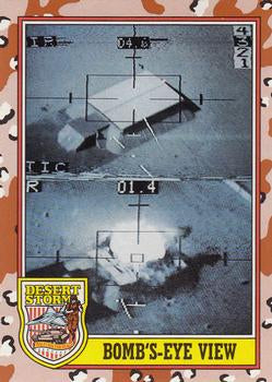 #231 Bomb's-Eye View - 1991 Topps Desert Storm