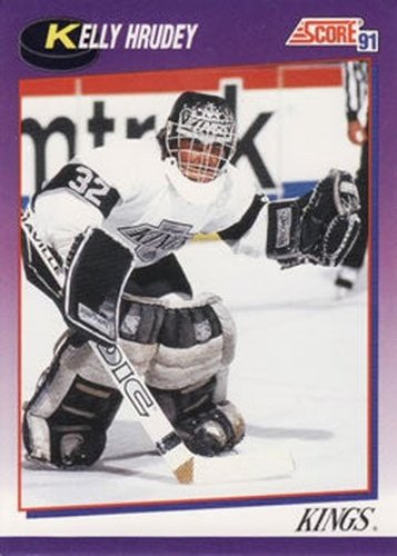 #231 Kelly Hrudey - Los Angeles Kings - 1991-92 Score American Hockey