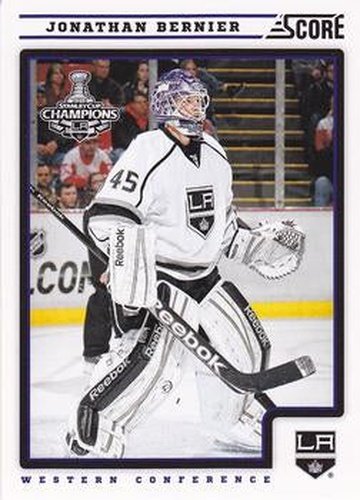 #231 Jonathan Bernier - Los Angeles Kings - 2012-13 Score Hockey