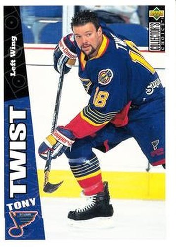 #231 Tony Twist - St. Louis Blues - 1996-97 Collector's Choice Hockey