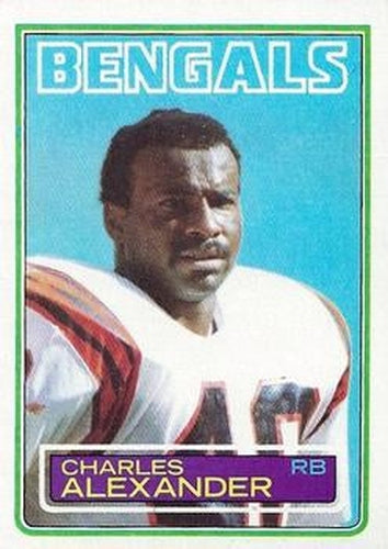 #231 Charles Alexander - Cincinnati Bengals - 1983 Topps Football