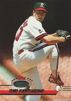 #231 Tim Fortugno - California Angels - 1993 Stadium Club Baseball