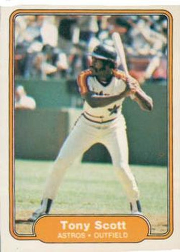 #231 Tony Scott - Houston Astros - 1982 Fleer Baseball