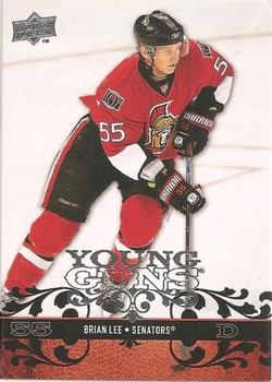 #231 Brian Lee - Ottawa Senators - 2008-09 Upper Deck Hockey