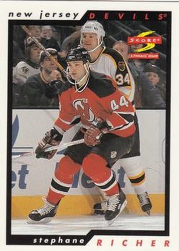 #232 Stephane Richer - New Jersey Devils - 1996-97 Score Hockey