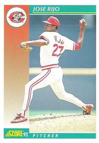 #232 Jose Rijo - Cincinnati Reds - 1992 Score Baseball