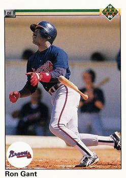 #232 Ron Gant - Atlanta Braves - 1990 Upper Deck Baseball