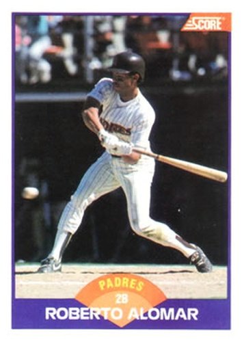 #232 Roberto Alomar - San Diego Padres - 1989 Score Baseball