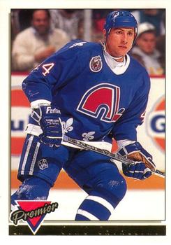 #232 Gino Cavallini - Quebec Nordiques - 1993-94 O-Pee-Chee Premier Hockey - Gold