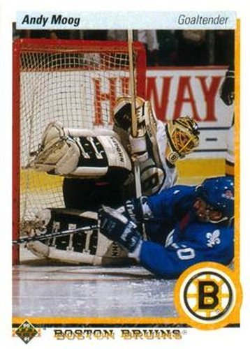 #232 Andy Moog - Boston Bruins - 1990-91 Upper Deck Hockey