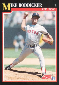 #232 Mike Boddicker - Boston Red Sox - 1991 Score Baseball