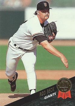 #232 Rod Beck - San Francisco Giants - 1993 Leaf Baseball