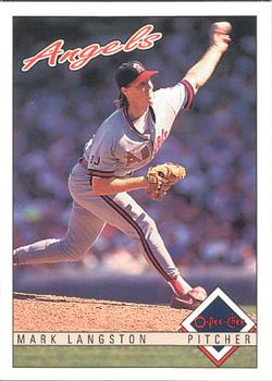 #232 Mark Langston - California Angels - 1993 O-Pee-Chee Baseball