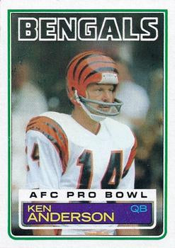 #232 Ken Anderson - Cincinnati Bengals - 1983 Topps Football