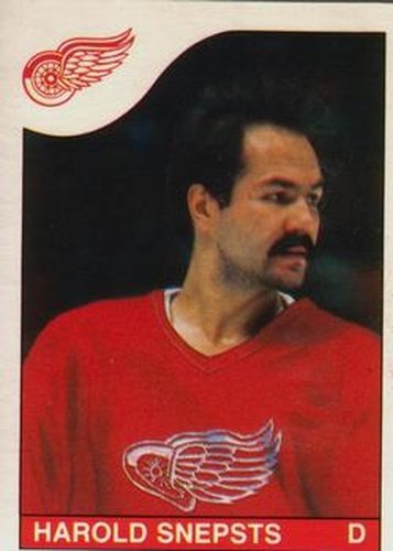 #232 Harold Snepsts - Detroit Red Wings - 1985-86 O-Pee-Chee Hockey