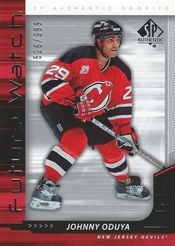 #232 Johnny Oduya - New Jersey Devils - 2006-07 SP Authentic Hockey