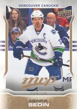 #232 Henrik Sedin - Vancouver Canucks - 2014-15 Upper Deck MVP Hockey