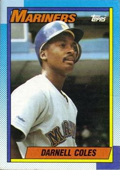 #232 Darnell Coles - Seattle Mariners - 1990 Topps Baseball