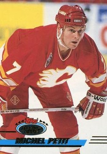 #232 Michel Petit - Calgary Flames - 1993-94 Stadium Club Hockey