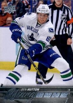 #232 Ben Hutton - Vancouver Canucks - 2015-16 Upper Deck Hockey