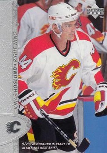 #232 Jonas Hoglund - Calgary Flames - 1996-97 Upper Deck Hockey
