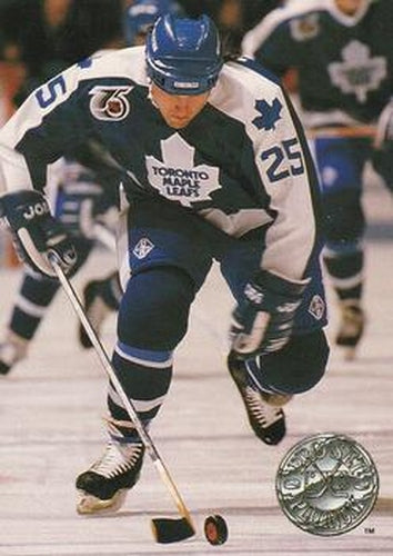 #232 Peter Zezel - Toronto Maple Leafs - 1991-92 Pro Set Platinum Hockey