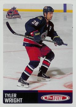 #232 Tyler Wright - Columbus Blue Jackets - 2002-03 Topps Total Hockey