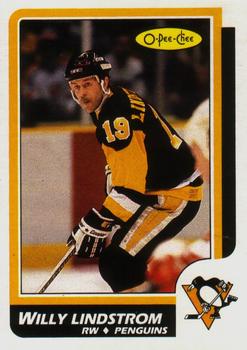 #232 Willy Lindstrom - Pittsburgh Penguins - 1986-87 O-Pee-Chee Hockey