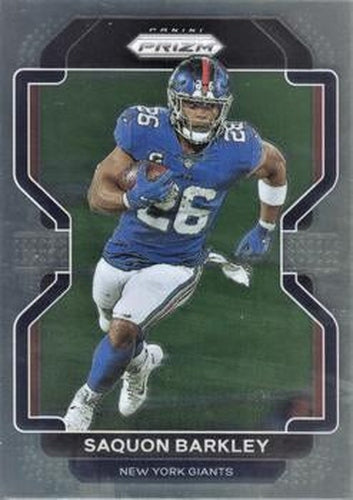 #232 Saquon Barkley - New York Giants - 2021 Panini Prizm Football