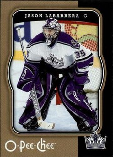 #232 Jason LaBarbera - Los Angeles Kings - 2007-08 O-Pee-Chee Hockey