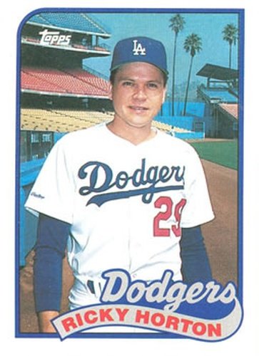 #232 Ricky Horton - Los Angeles Dodgers - 1989 Topps Baseball