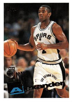 #232 Cory Alexander - San Antonio Spurs - 1995-96 Topps Basketball