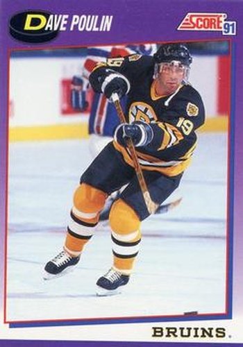 #232 Dave Poulin - Boston Bruins - 1991-92 Score American Hockey