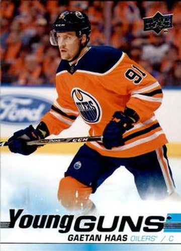 #232 Gaetan Haas - Edmonton Oilers - 2019-20 Upper Deck Hockey