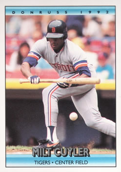 #232 Milt Cuyler - Detroit Tigers - 1992 Donruss Baseball