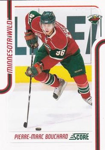 #232 Pierre-Marc Bouchard - Minnesota Wild - 2011-12 Score Hockey