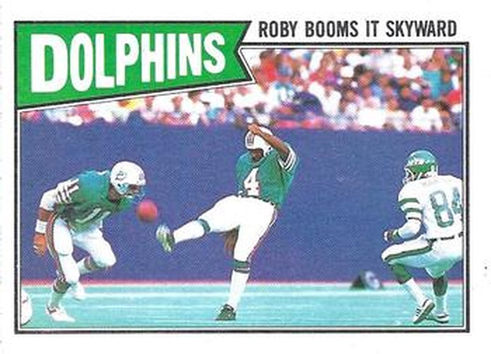 #232 Reggie Roby - Miami Dolphins - 1987 Topps Football