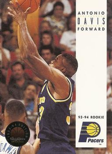#232 Antonio Davis - Indiana Pacers - 1993-94 SkyBox Premium Basketball