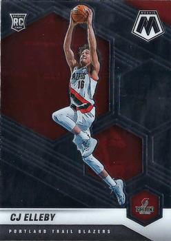 #232 CJ Elleby - Portland Trail Blazers - 2020-21 Panini Mosaic Basketball