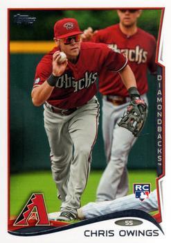 #232 Chris Owings - Arizona Diamondbacks - 2014 Topps Baseball